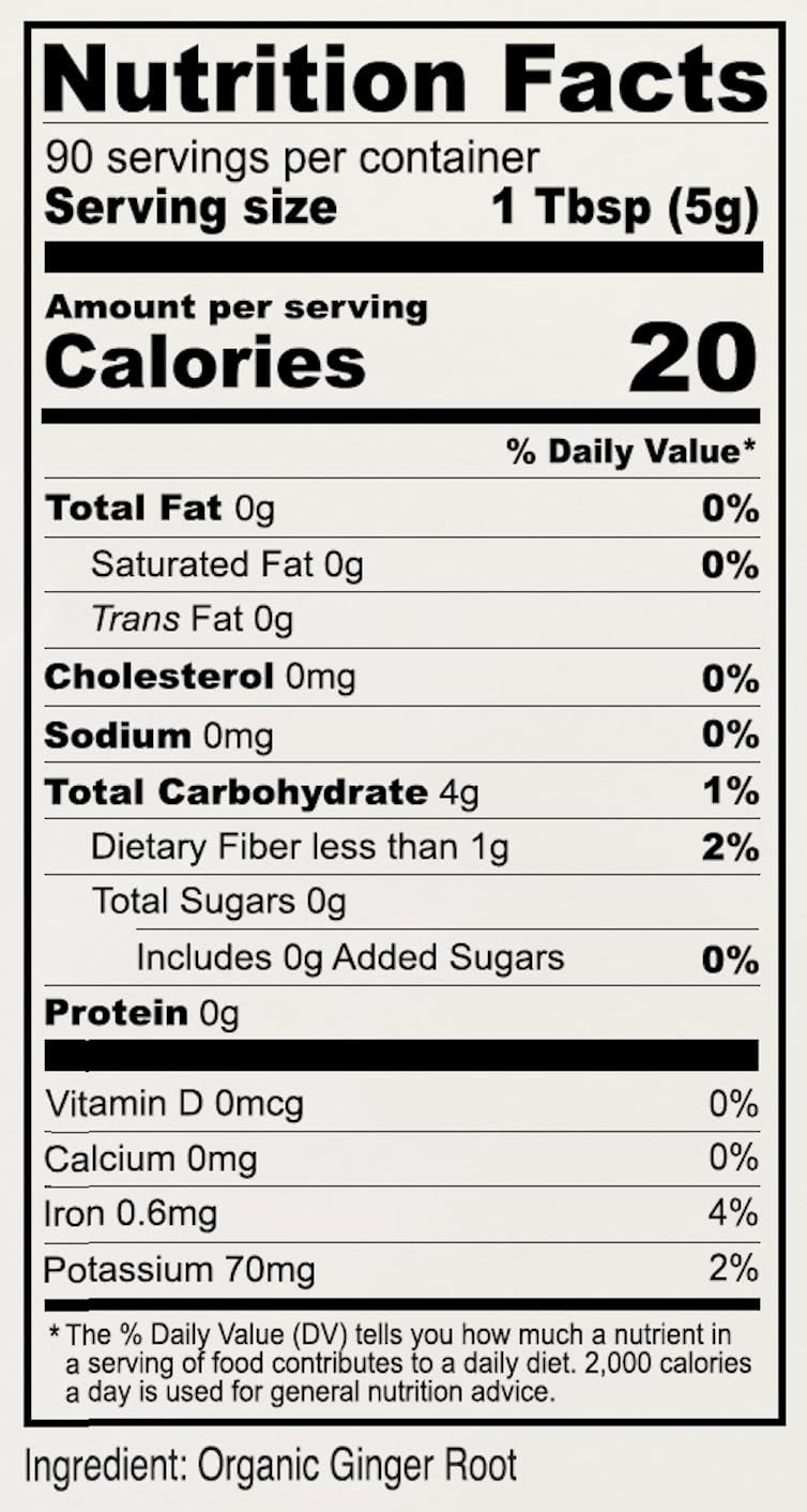 Anthony's Organic Ground Ginger Root, 1 lb, Gluten Free, Non GMO, Keto Friendly - Image 3